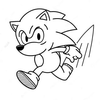 Pagina Para Colorir Do Sonic The Hedgehog Correndo Rapido 35954-29995