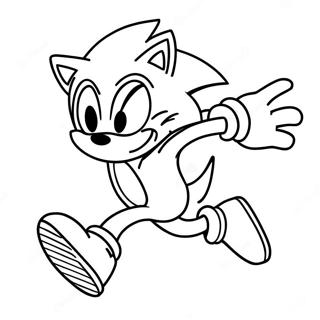 Pagina Para Colorir Do Sonic The Hedgehog Correndo Rapido 35954 29996