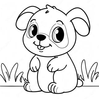 Pagina Para Colorir De Animais Adoraveis Do A Curto 35964-30011