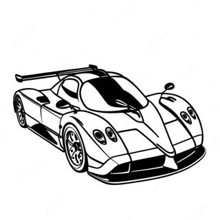 Pagina Para Colorir Pagani Zonda Em Acao 36014-30054