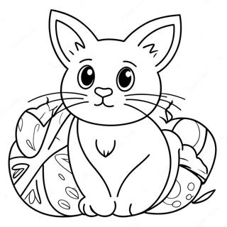 Pagina Para Colorir Gato Da Pascoa 36053-30064