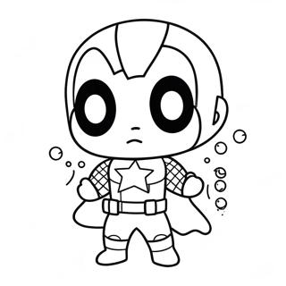 Pagina Para Colorir Chibi Marvel 36083-30098