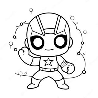 Pagina Para Colorir Chibi Marvel 36083-30099