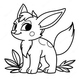 Leafeon Páginas Para Colorir