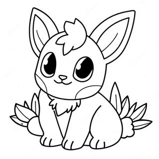 Pagina Para Colorir Do Leafeon 36093-30106