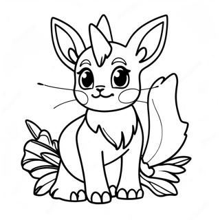 Pagina Para Colorir Do Leafeon 36093-30107