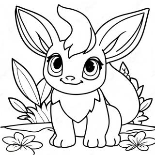 Pagina Para Colorir Do Leafeon 36093-30108