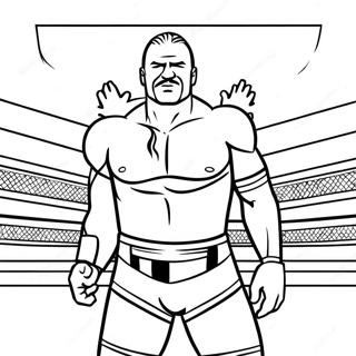 Pagina Para Colorir De Luta Pelo Campeonato Da Wwe 3610-2933