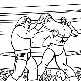 Pagina Para Colorir De Luta Pelo Campeonato Da Wwe 3610-2934