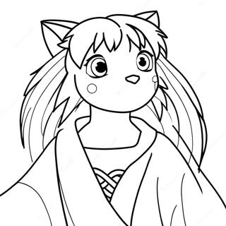 Pagina Para Colorir Do Inuyasha 36123-30134