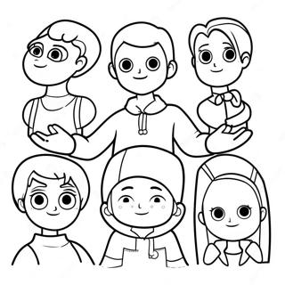 Pagina Para Colorir Dos Personagens Do Dream Smp 36134-30144