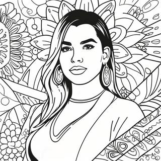 Pagina Para Colorir Dua Lipa 36223-30210