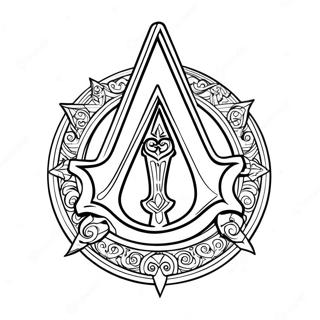 Pagina Para Colorir Do Logo Do Assassins Creed 36263-30250