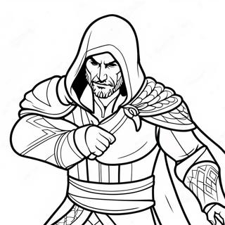 Pagina Para Colorir Do Ezio Auditore Em Acao 36264-30248