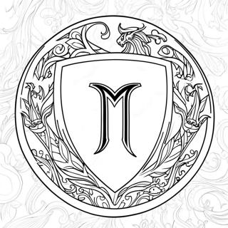 Pagina Para Colorir Do Logotipo Maserati 36353-30314