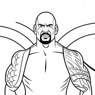 Pagina Para Colorir Da Wwe 36363-30323