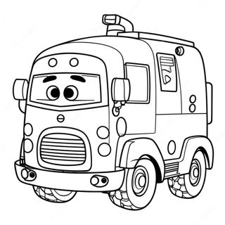 Pagina Para Colorir Robocar Poli 36404-30346