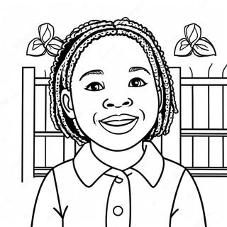 Pagina Para Colorir Inspiradora Da Ruby Bridges 36484-30394