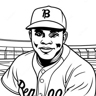 Pagina Para Colorir Do Jackie Robinson 36504-30424