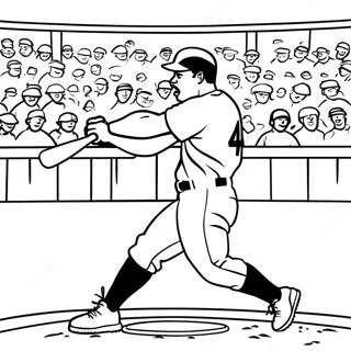 Pagina Para Colorir Do Jackie Robinson Batendo Um Home Run 36505-30434