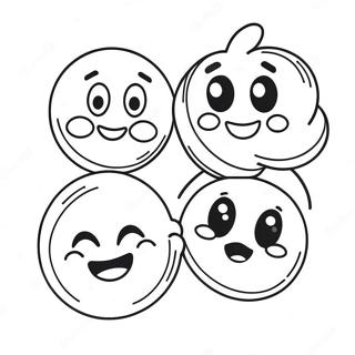 Pagina Para Colorir Dos Personagens Emojis Felizes 36515-30438