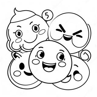 Pagina Para Colorir Dos Personagens Emojis Felizes 36515-30439