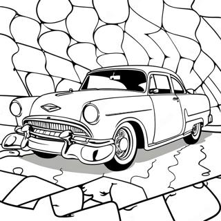 Pagina Para Colorir De Carro Retro Dos Anos 50 36634-30538