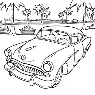 Pagina Para Colorir De Carro Retro Dos Anos 50 36634-30539