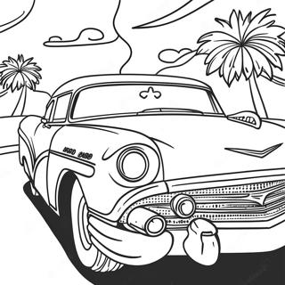 Pagina Para Colorir De Carro Retro Dos Anos 50 36634-30540