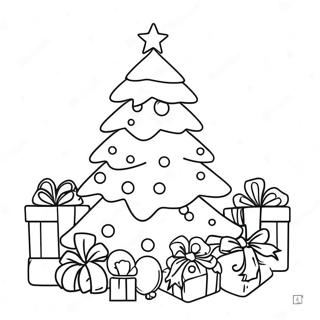 Pagina Para Colorir Da Arvore De Natal Festiva 36746-30611