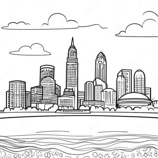 Pagina Para Colorir Do Horizonte De Cleveland 36796-30652