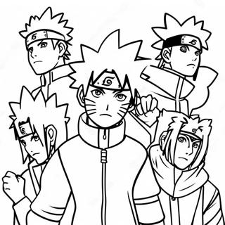 Pagina Para Colorir Dos Membros De Akatsuki Do Naruto 36826-30683