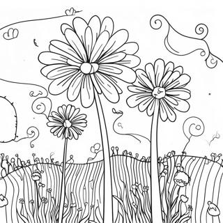 Pagina Para Colorir Do Campo De Dente De Leao Fantastico 36836-30685