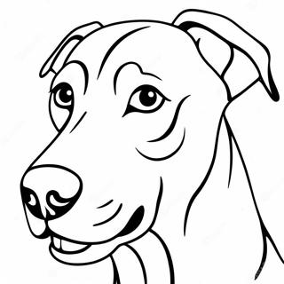 Pagina Para Colorir De Doberman 36845-30695