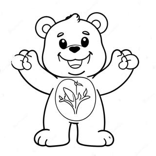 Pagina Para Colorir Do Urso Carinhoso Stoner 36935-30759