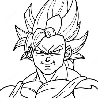 Pagina Para Colorir Da Majestosa Transformacao Super Saiyan 4 36996-30819