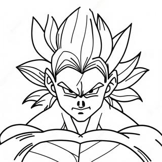 Pagina Para Colorir Da Majestosa Transformacao Super Saiyan 4 36996-30820