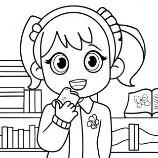 Pagina Para Colorir Do Doki Doki Literature Club 37025-30836