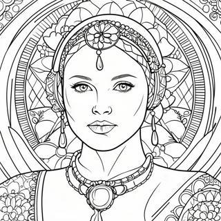 Pagina Para Colorir Da Padme Em Traje Real 37056-30862