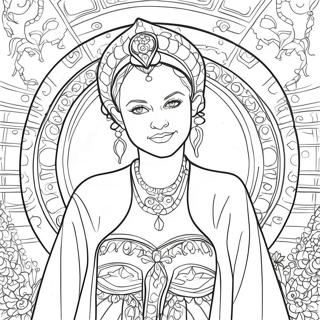 Pagina Para Colorir Da Padme Em Traje Real 37056-30863