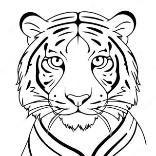 Tigre Branco Páginas Para Colorir