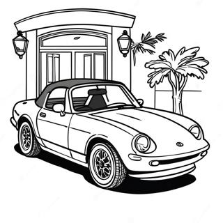 Pagina Para Colorir Do Miata Conversivel Classico 37126-30918