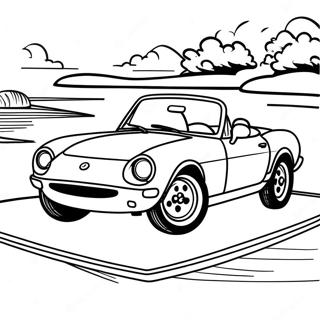 Pagina Para Colorir Do Miata Conversivel Classico 37126-30919