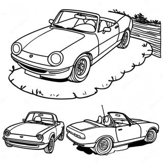 Pagina Para Colorir Do Miata Conversivel Classico 37126-30920