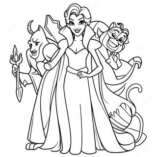 Pagina Para Colorir Dos Viloes Da Disney 3719-3020