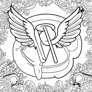 Pagina Para Colorir Do Logo Do Baseball Angels 37205-30975