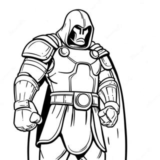 Pagina Para Colorir Do Dr Doom Em Armadura De Batalha 37216-30986