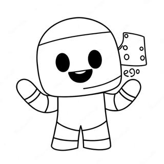 Pagina Para Colorir Personagem Marshmello Fofo 37276-31040