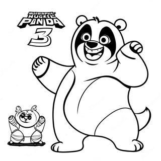 Pagina Para Colorir Do Kung Fu Panda 3 37375-31106