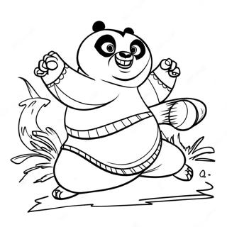 Pagina Para Colorir Do Kung Fu Panda 3 37375-31107